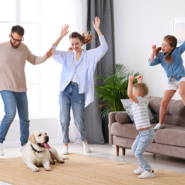 Families love having a cleaning service clean their house